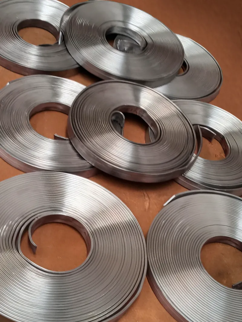 Materia prima en rollos de plomo